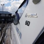 Broom 50 - Sturdy guard rails, teak decks and side chain gates