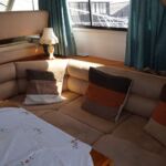 Fairline Sedan 36 - L-shaped seating and large dining table