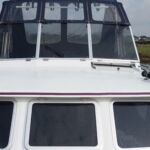 Pedro Solano 33 - Windscreens lower to give a low airdraft on inland waterways