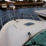 Jeanneau Prestige 36 - Forward deck with grab rails and stainless steel pulpit
