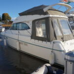 Jeanneau Prestige 36 - Maeve Moored stern to