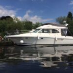 Jeanneau Prestige 36 - Maeve moored alongside